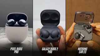 Pixel Buds Pro vs Galaxy Buds 2 Pro vs Nothing Ear 1 - Detailed Comparison!