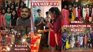 Diwali in Russia - we celebrate Diwali in our hostel MBBS Russia|Indian in Russia celebrating Diwali