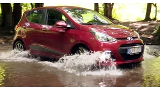 Hyundai i10 on the road and the Off-road