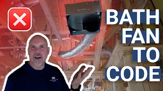 Code-Built Bathroom Ventilation | DOOMED to FAIL