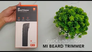 Quick Unboxing - Mi Beard Trimmer Under 1500  | Best Beard Trimmer 2022