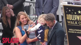 Ryan Reynolds Gushes Over Family at Hollywood Walk of Fame Ceremony