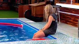 Big Brother Canada 2 - Allison gets the next clue. Funny stuff as she has to get wet.