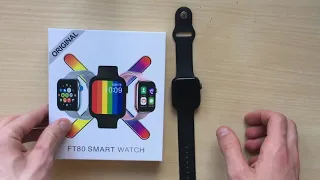 Smart watch FT80 unboxing!
