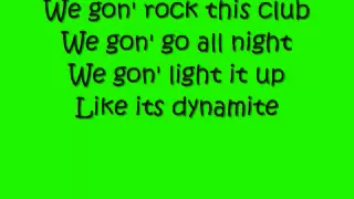 Dynamite-Taio Cruz (lyrics)