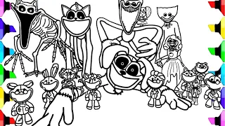 POPPY PLAYTIME CHAPTER 3New coloring pages/ How to Color New Monsters and Bosses/NCS Music