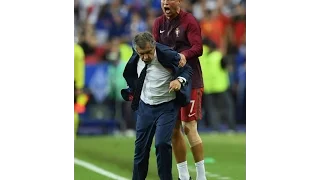 Portugal vs France 1:0 2016 - Cristiano Ronaldo Celebration After Portugal Win Euro 2016