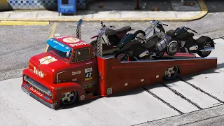 GTA 5 mod Slamtruck Carry My Vehicle (Carry 4 Bikes) - review and installation of the mod