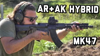 АК + AR15 = Мутант. Он Классный или Несуразный? // Brandon Herrera на Русском Языке