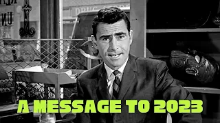 Rod Serling makes contact from The Twilight Zone
