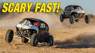 My "STOCK" Baja Bug Hits the DIRT and it's FAST!