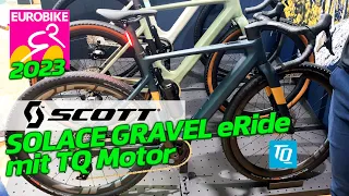 EUROBIKE HIGHLIGHTS: Scott Solace Gravel eRide 2024 mit TQ Motor