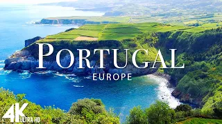 FLYING OVER PORTUGAL 4K UHD - Beautiful Nature Scenery with Relaxing Music - 4K VIDEO UHD TV