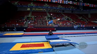 CURY Federico (ARG) - 2017 Trampoline Worlds, Sofia (BUL) - Qualification Double Mini Routine 2