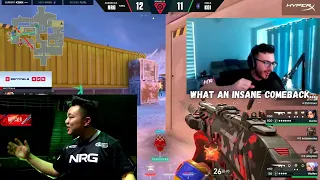 SEN Tarik Reacts To NRG's 9-3 ComeBack Vs Koi | VCT LOCK//IN