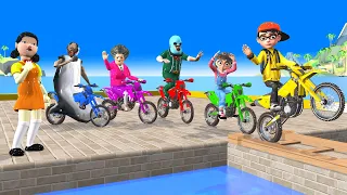 Scary Teacher 3D vs Squid Game Racing Tani Nick  Miss T Game Doll Nice or Error 5 Times Challenge