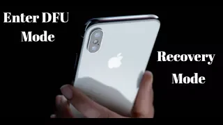 iPhone X / iPhone 8 How To Enter DFU / Recovery Mode and Force Restore