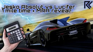 Top Drives - Koenigsegg Jesko Absolut vs MAXED Regera on 1 mile + MRA reveal!