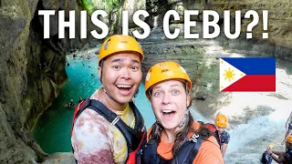 Intense Day in Cebu!! Cliff Jumping, Canyoneering, and Scuba Diving on Cebu Island