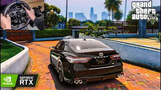 •RTX4090 || Drive Toyota Camry TRD | GTA V PAKISTAN - Logitech Steering Wheel -GTA 5 #20