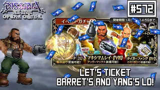 [DFFOO JP] Ticketing Barret's and Yang's LD