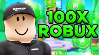 I donated people 100X the amount of Robux they donated to me! (Pls Donate)