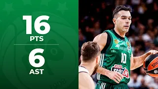 Kostas Sloukas (16 points, 6 assists, 2 steals) ☘️ Real Madrid-Panathinaikos 86-97