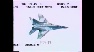 Split second eject MiG-29 crash