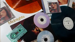 SHOWING YOU ALL THE EDITIONS OF MIDNIGHTS (VINYLS, CDS, CASSETTE)