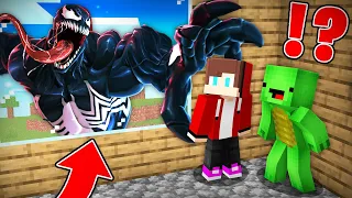 VENOM KIDNAPPED JJ And Mikey And ATE THEM in Minecraft Maizen