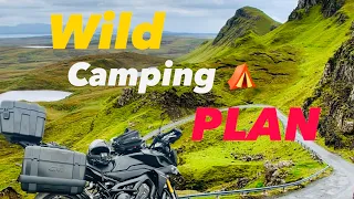 Solo Moto Camping in Scotland / This is the plan