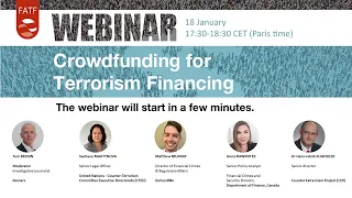 Webinar on FATF report "Crowdfunding for Terrorist Financing"
