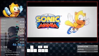 Sonic Mania Plus - Ray Speedrun in 46:36.08