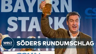 CSU-Chef SÖDER: Rundumschlag gegen SPD, Grüne, Linke und FDP