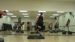 Basic Step Group Fitness Aerobics Class! 4/26/17