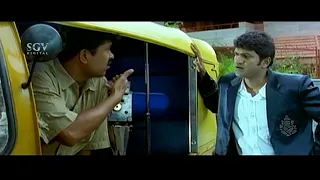 Puneeth Rajkumar Asking Driver Job To Auto Driver | Best of Puneeth Rajkumar | Kannada Movie Scene