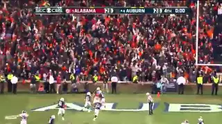 Alabama Missed Field Goal, Returned for Auburn Game Winning Touchdown