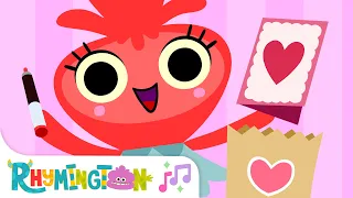 Making A Card For My Valentine | Monster Song for Kids | Rhymington Square