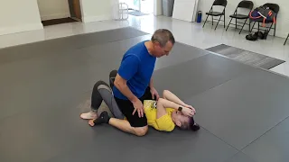 Krav Maga Buck Trap and Roll Ground Fighting Technique