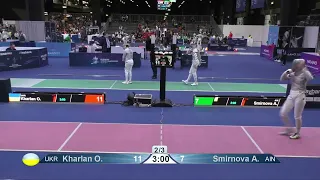 Olga Kharlan vs Smirnova Drama with AIN in Tableau 64 Milano 2023