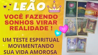 Leão Deus te dando o poder de realizar seus desejos. Um novo amor ou o Ex você vai passar por um