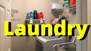 Дом в США. Ремонт, порядок и организация в прачечной( Laundry).