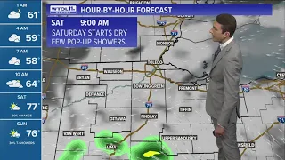 Showers taper off Friday night, fog possible Saturday morning | WTOL 11 Weather - May 3