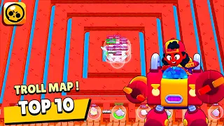 🤬🤬🤬 ... BEST OF TOP 10 TROLL Map Survivant Brawl Stars Ep32