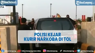 Kejar kejaran Polisi dan Kurir Narkoba di Tol Bandara Soetta