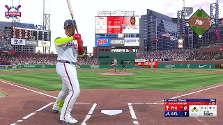 MLB The Show 23 Atlanta Braves vs Philadelphia Phillies - Gameplay PS5 60fps HD