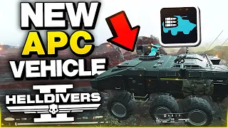 Helldivers 2 New APC Vehicle & Insane New Items Found!