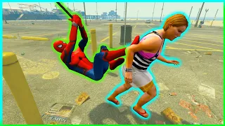 GTA 5 Spiderman vs Pedestrian Insane Body Crash Ragdoll Compilation (GTA 5 Funny Moments Ragdolls)