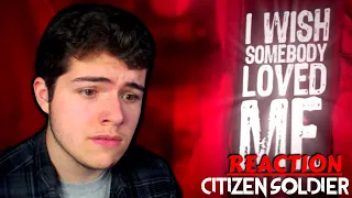 MY NEW FAVORITE CITIZEN SOLDIER SONG!!! "I Hate Myself" - Citizen Soldier (REACTION)