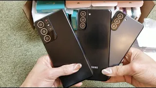 ASMR Trying All Samsung S21 S21+ & S21 Ultra 5G with iBlason Ares & Cosmo Cases!